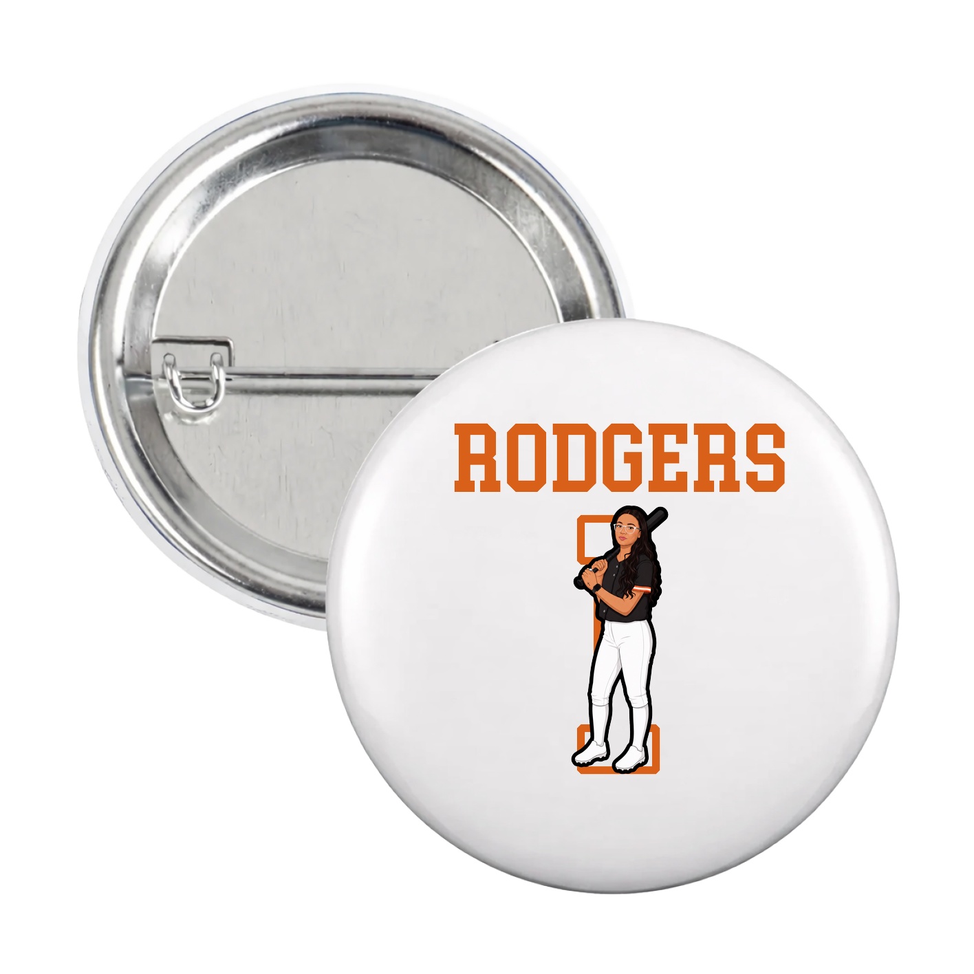 Game Day Button — Shirsey in White