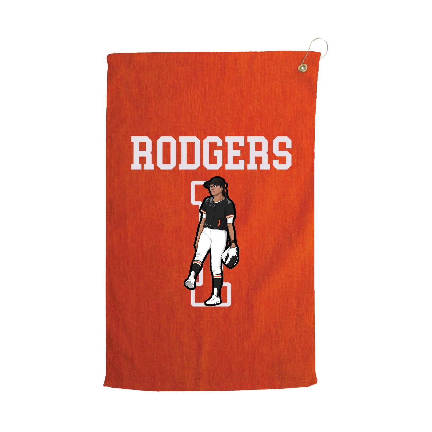 Golf Towel — Shirsey in Orange