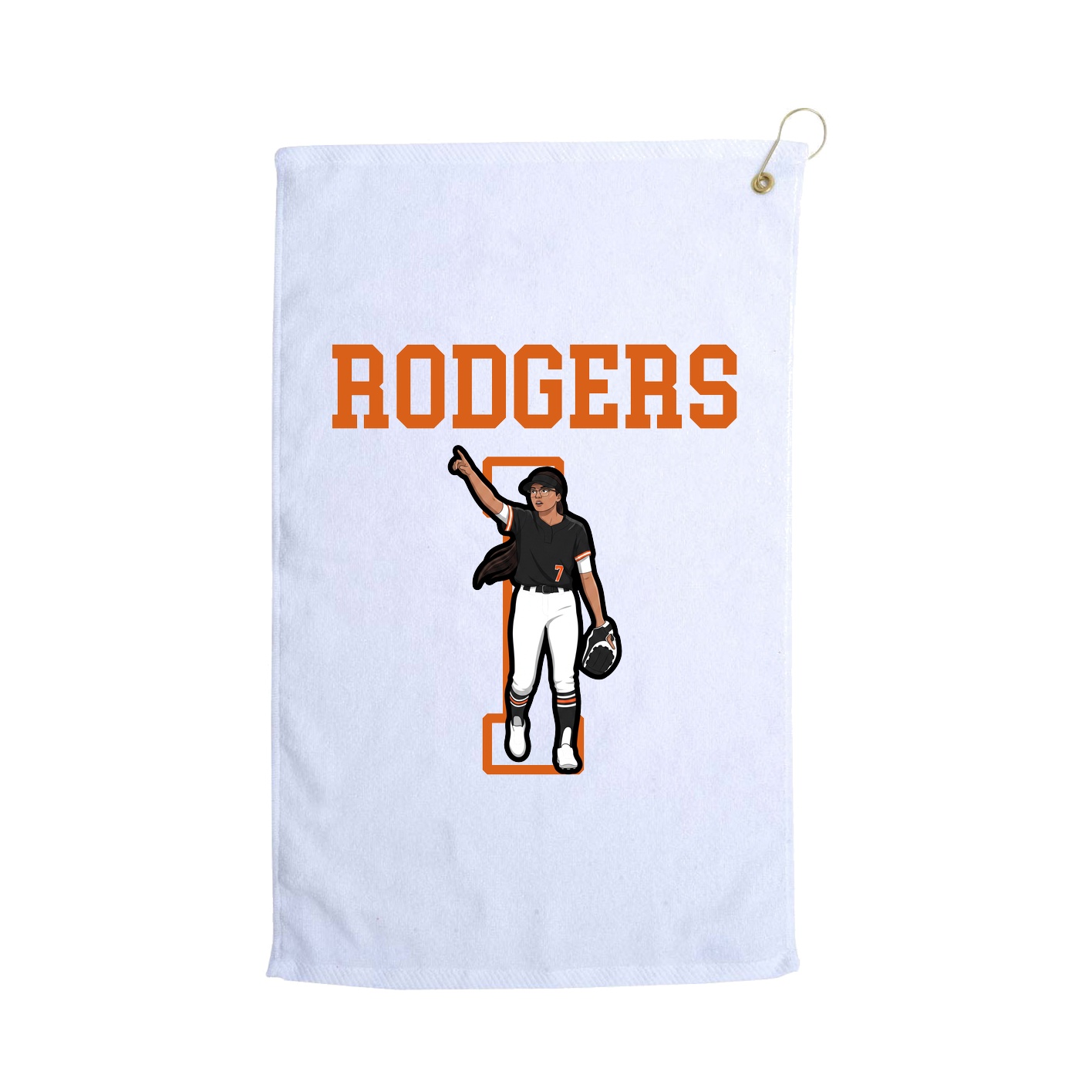 Golf Towel — Shirsey in White