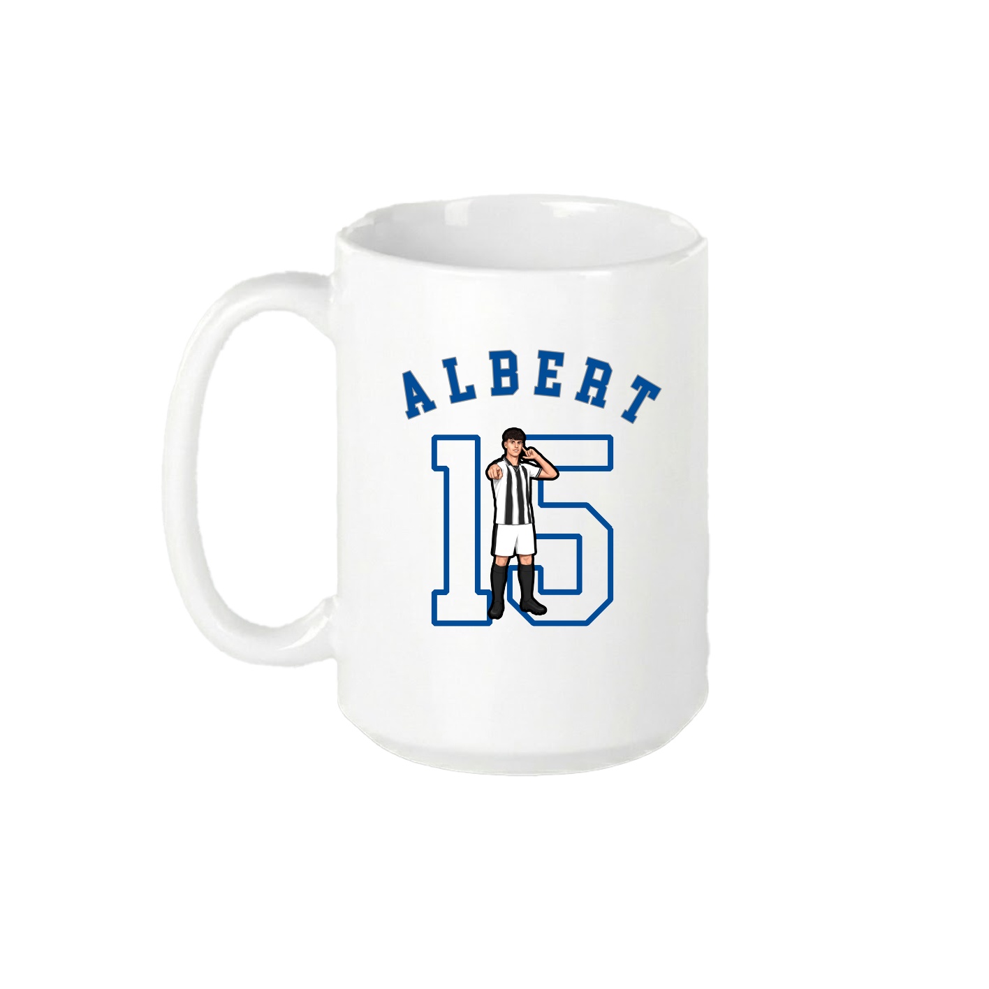 15oz Coffee Mug — Shirsey Arch in White
