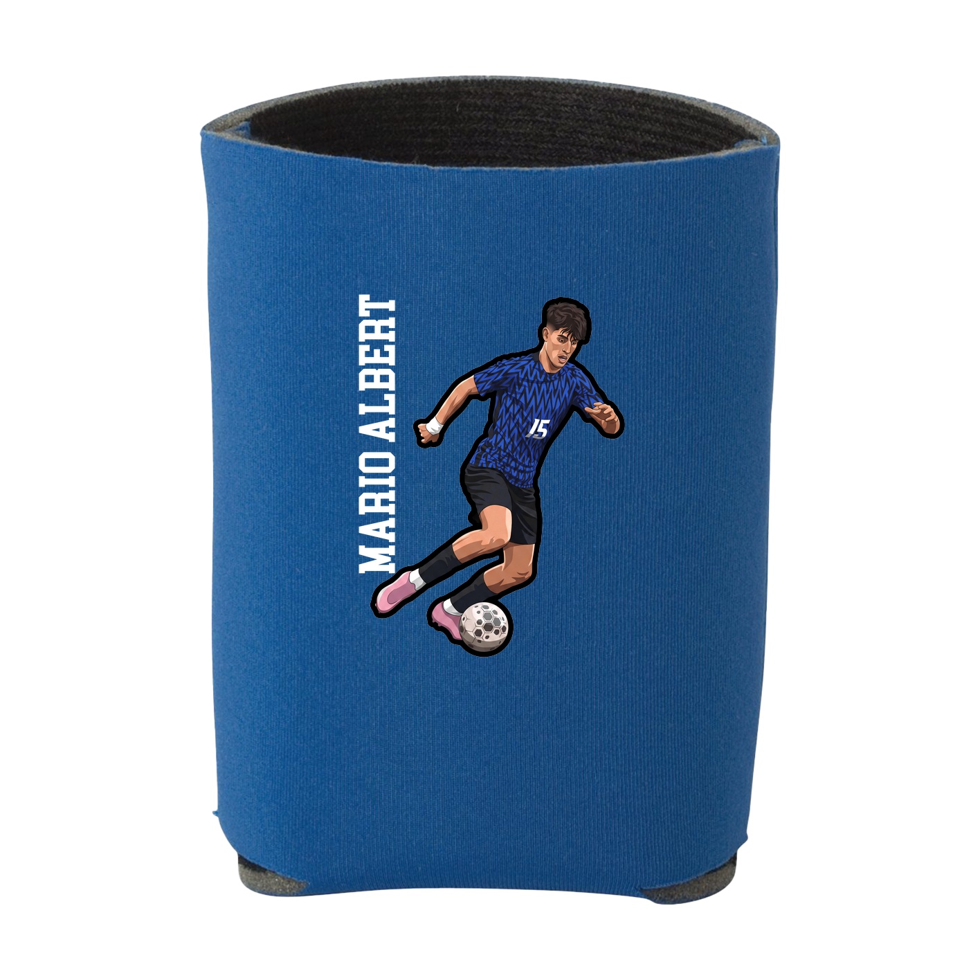 Can Holder — Name Vertical in Royal