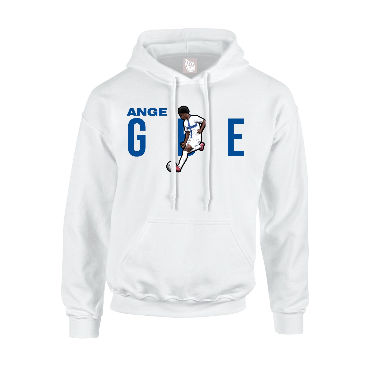 Hoodie — Player Name in White