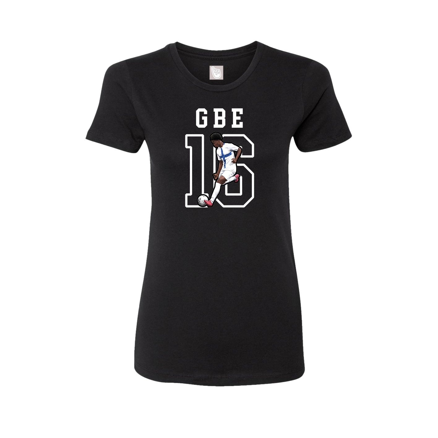 Fitted Women's Tee — Shirsey in Black