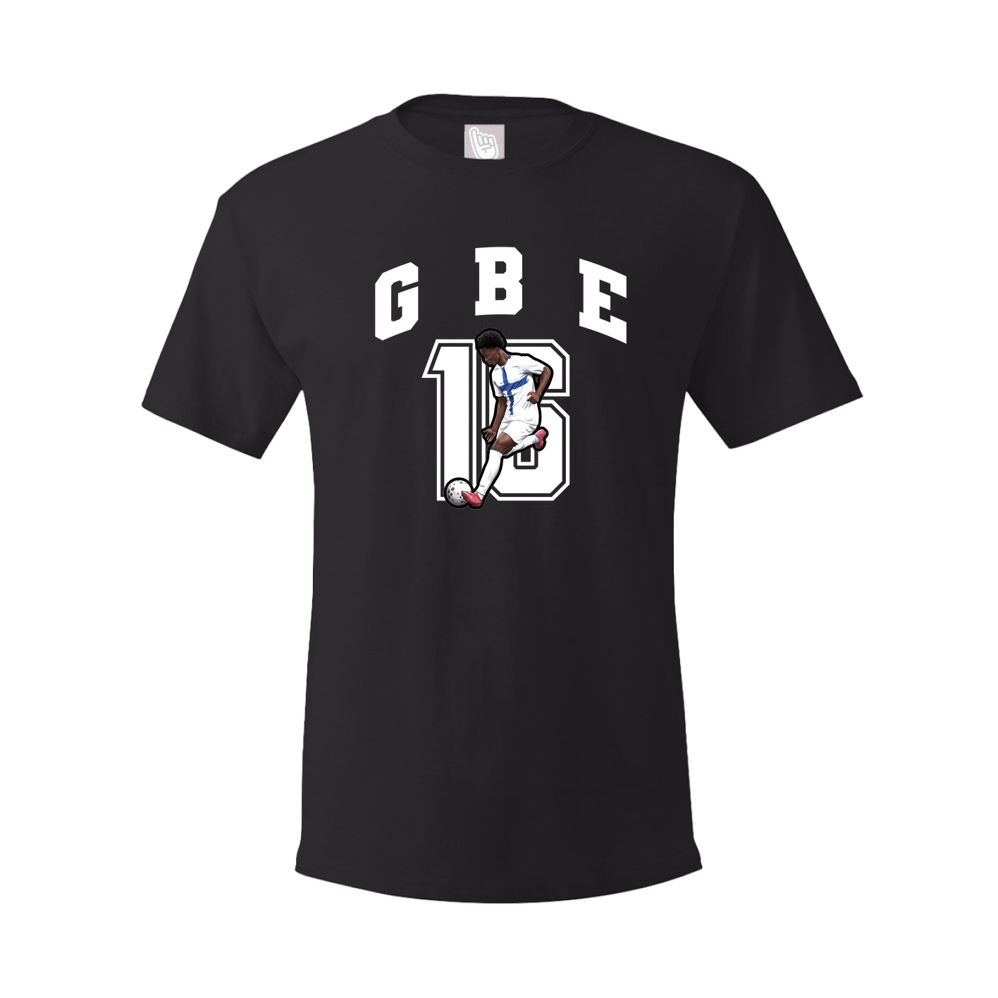 Youth Tee — Number in Black