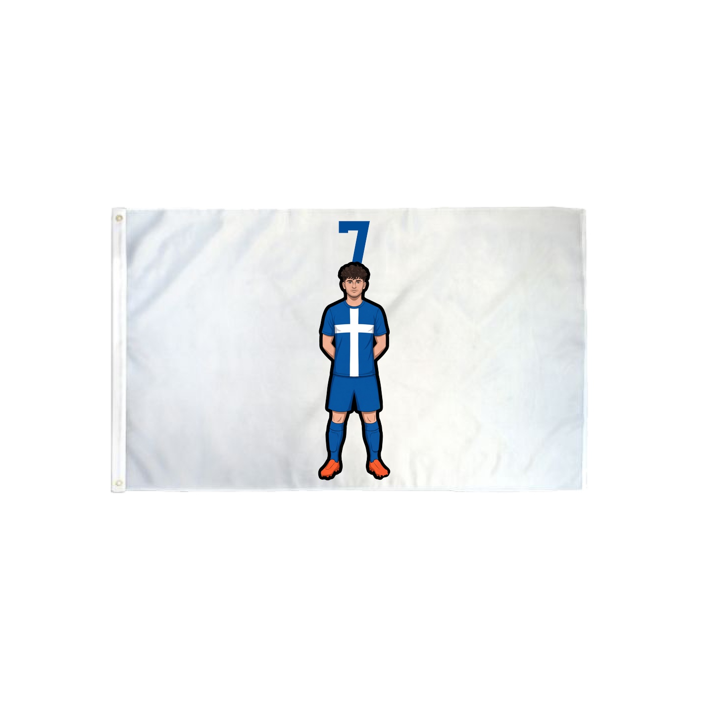 3x5 Flag — Number Top in Classic