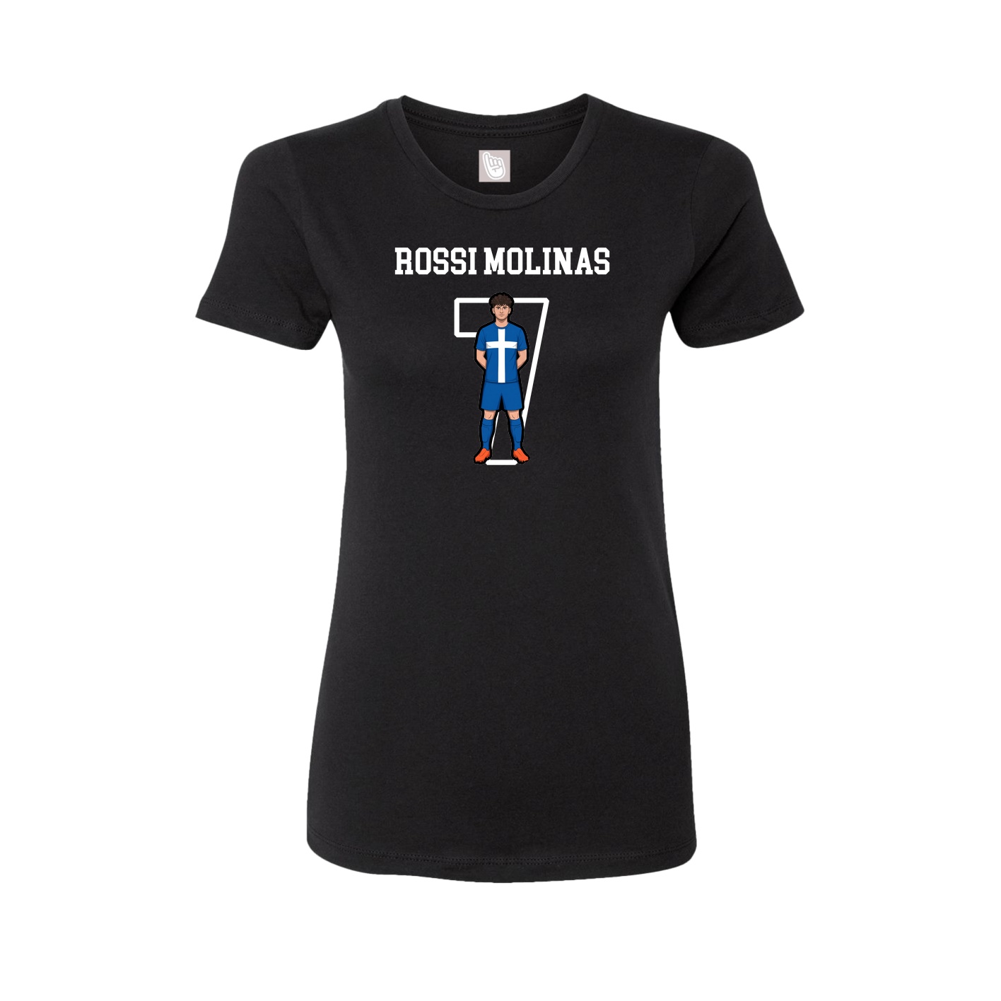 Fitted Women's Tee — Shirsey in Black