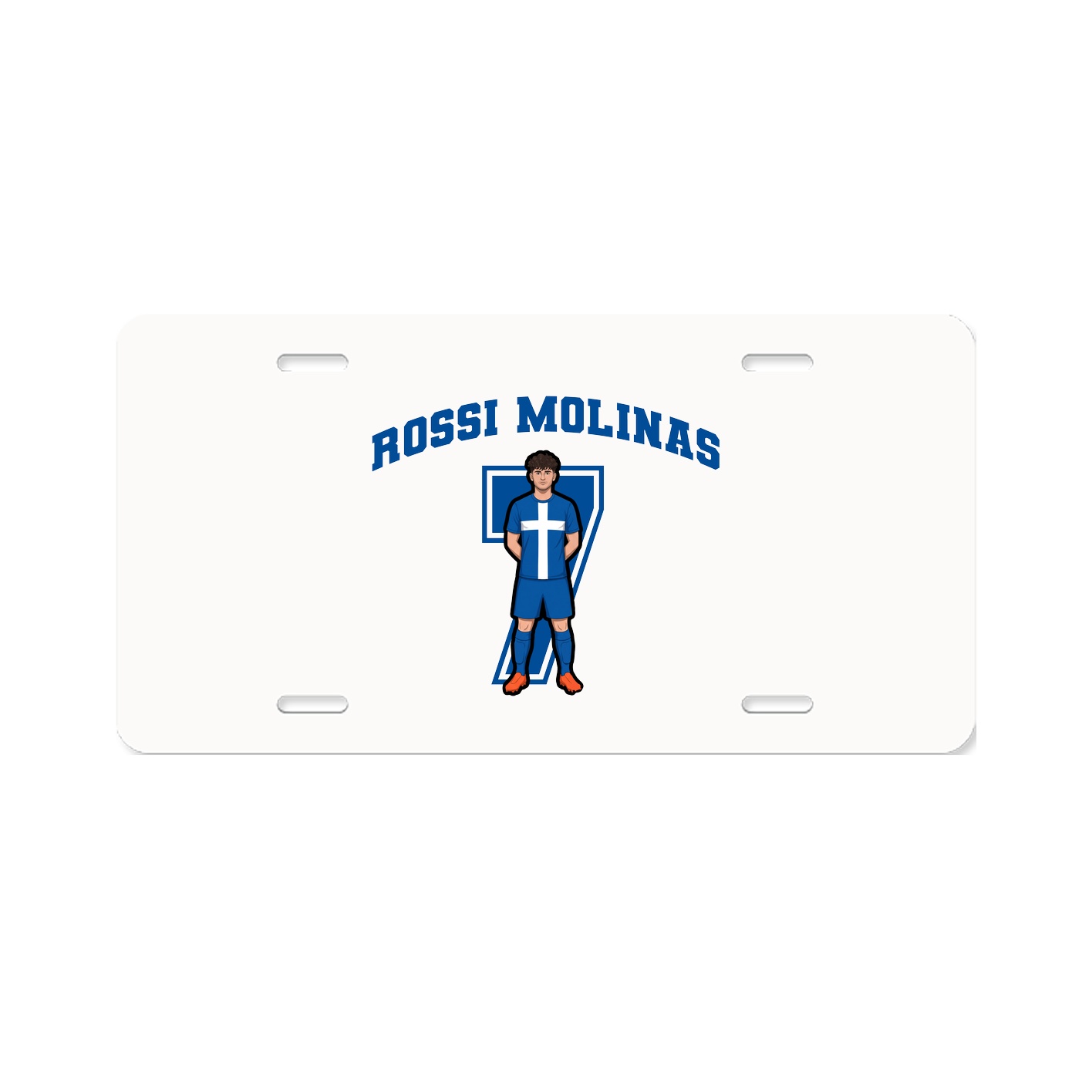 License Plate — Number in Classic