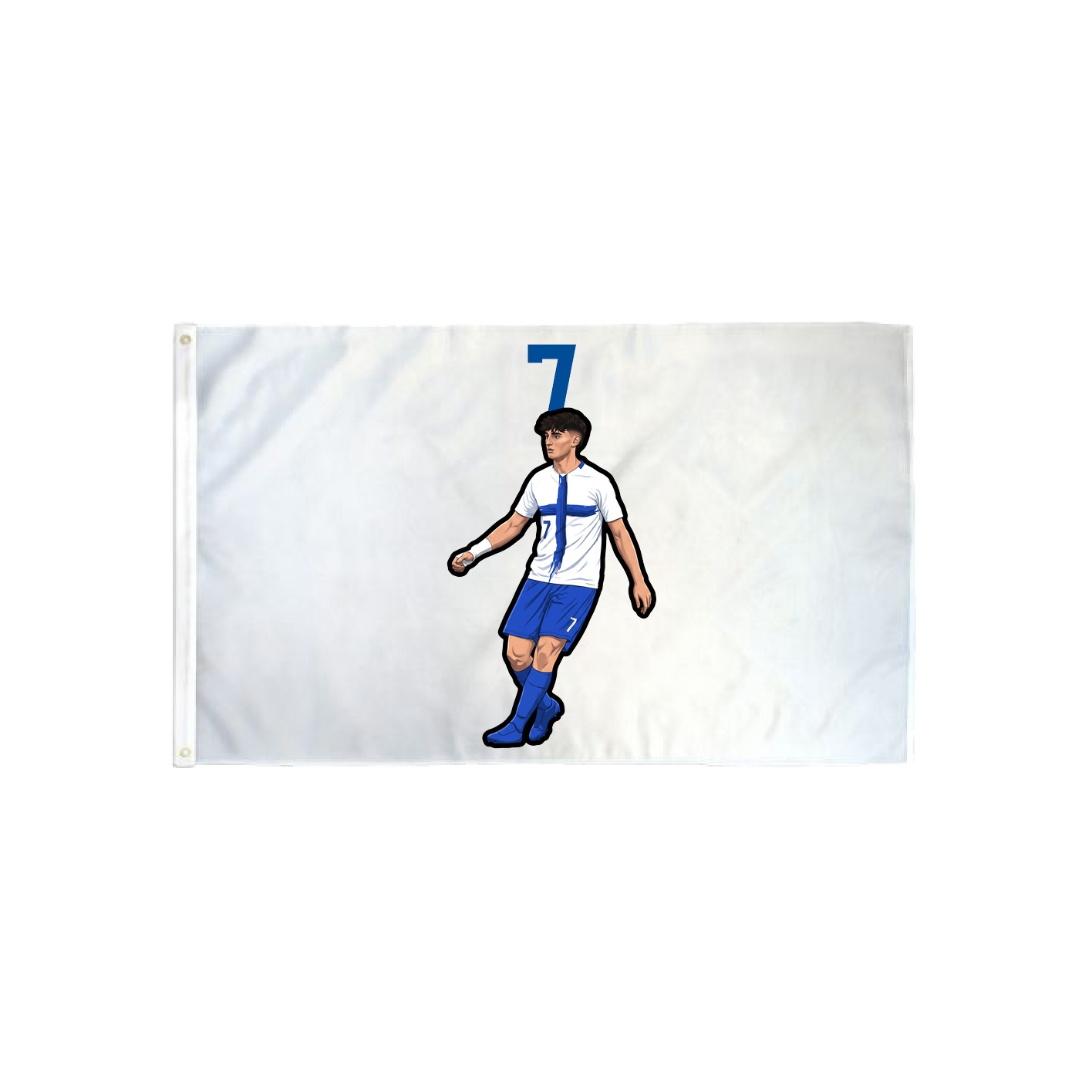 3x5 Flag — Number Top in Classic