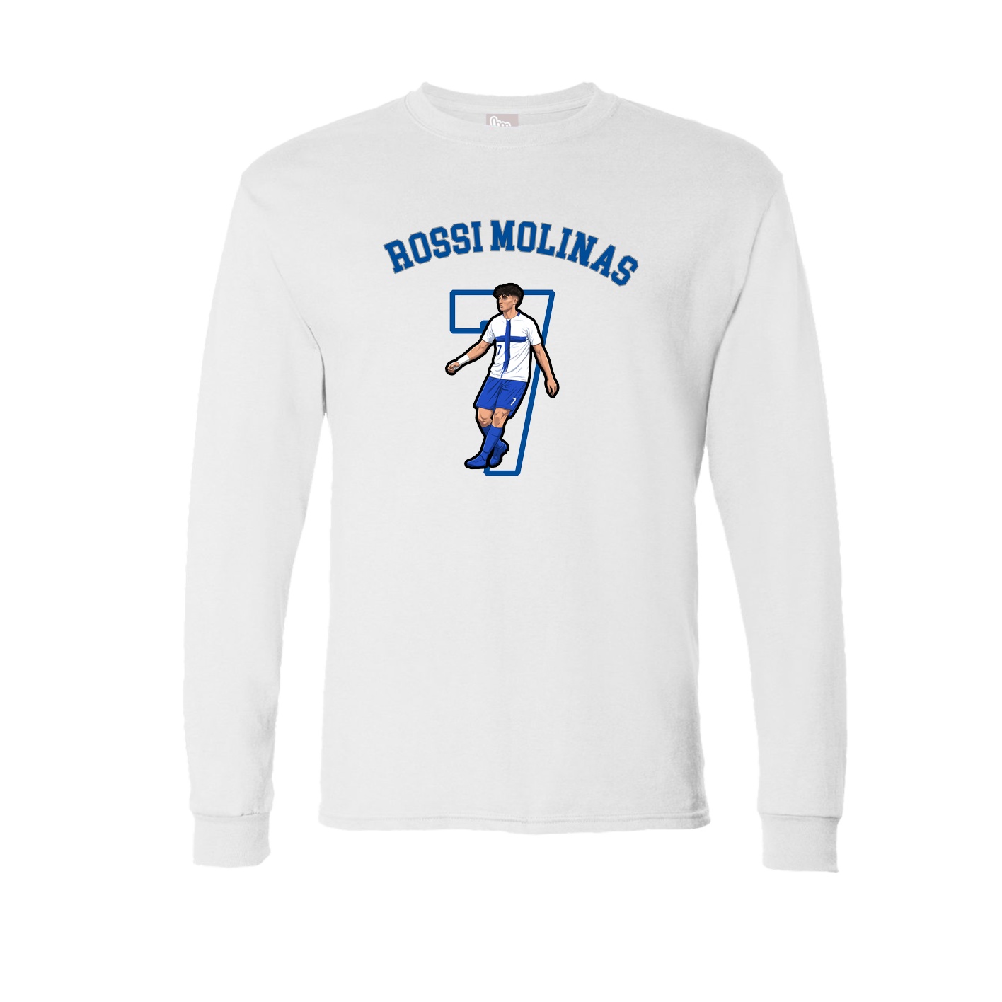 Long Sleeve Tee — Shirsey Arch in White