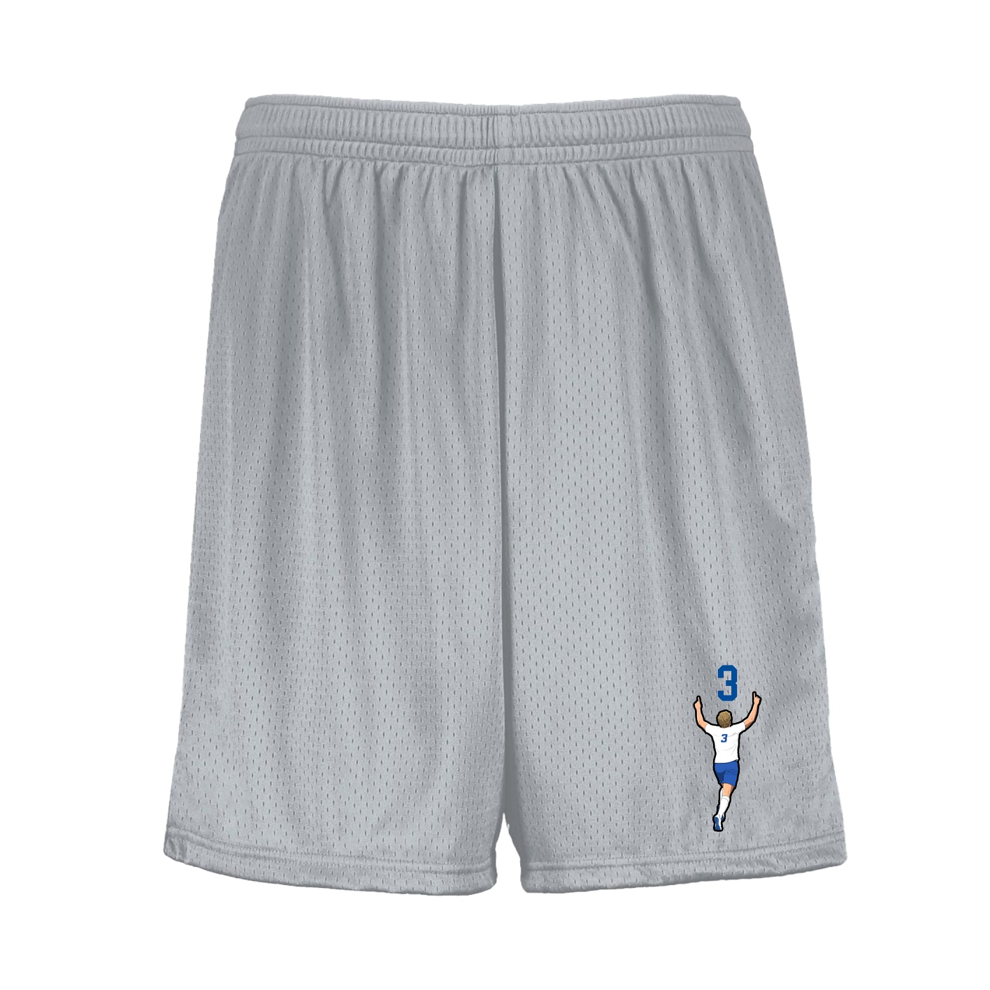 Shorts — Number Top in Silver