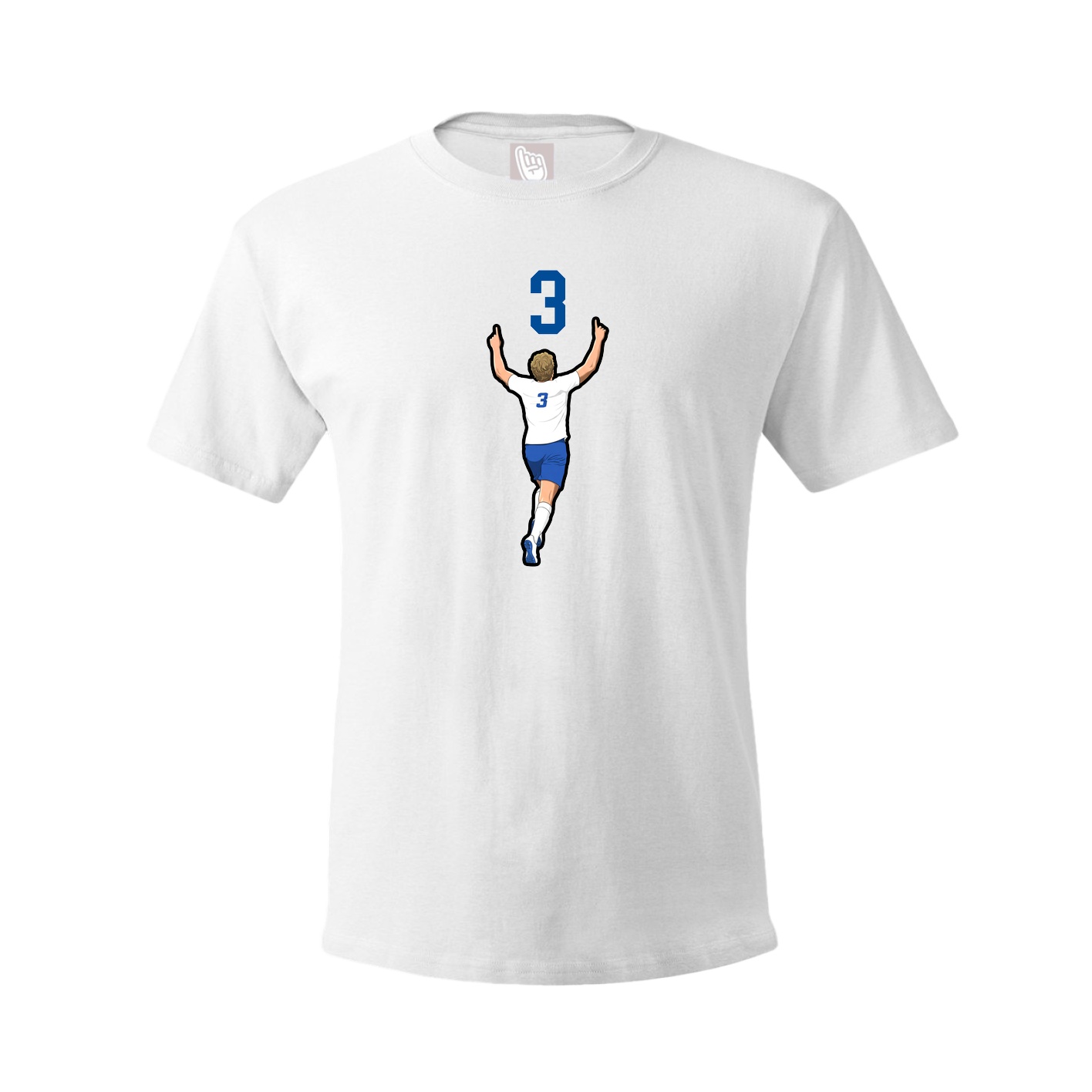 Tee — Number Top in White