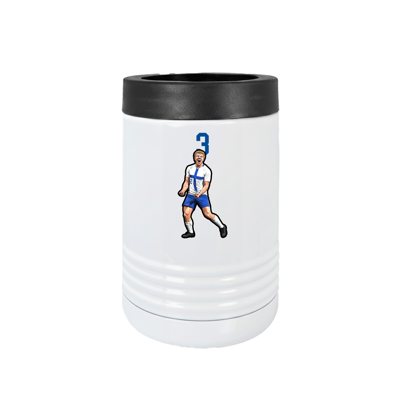 Beverage Holder — Number Top in White