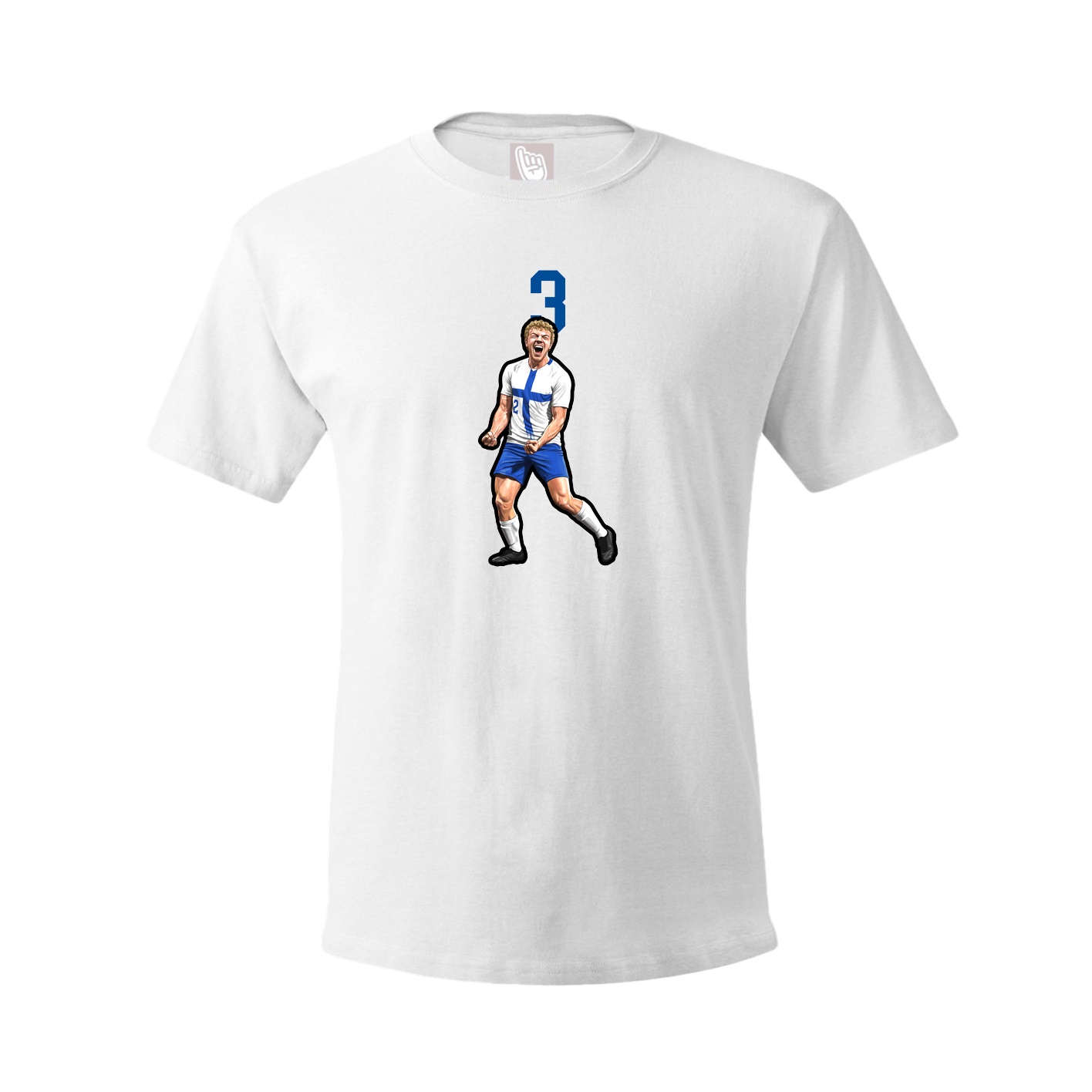 Tee — Number Top in White