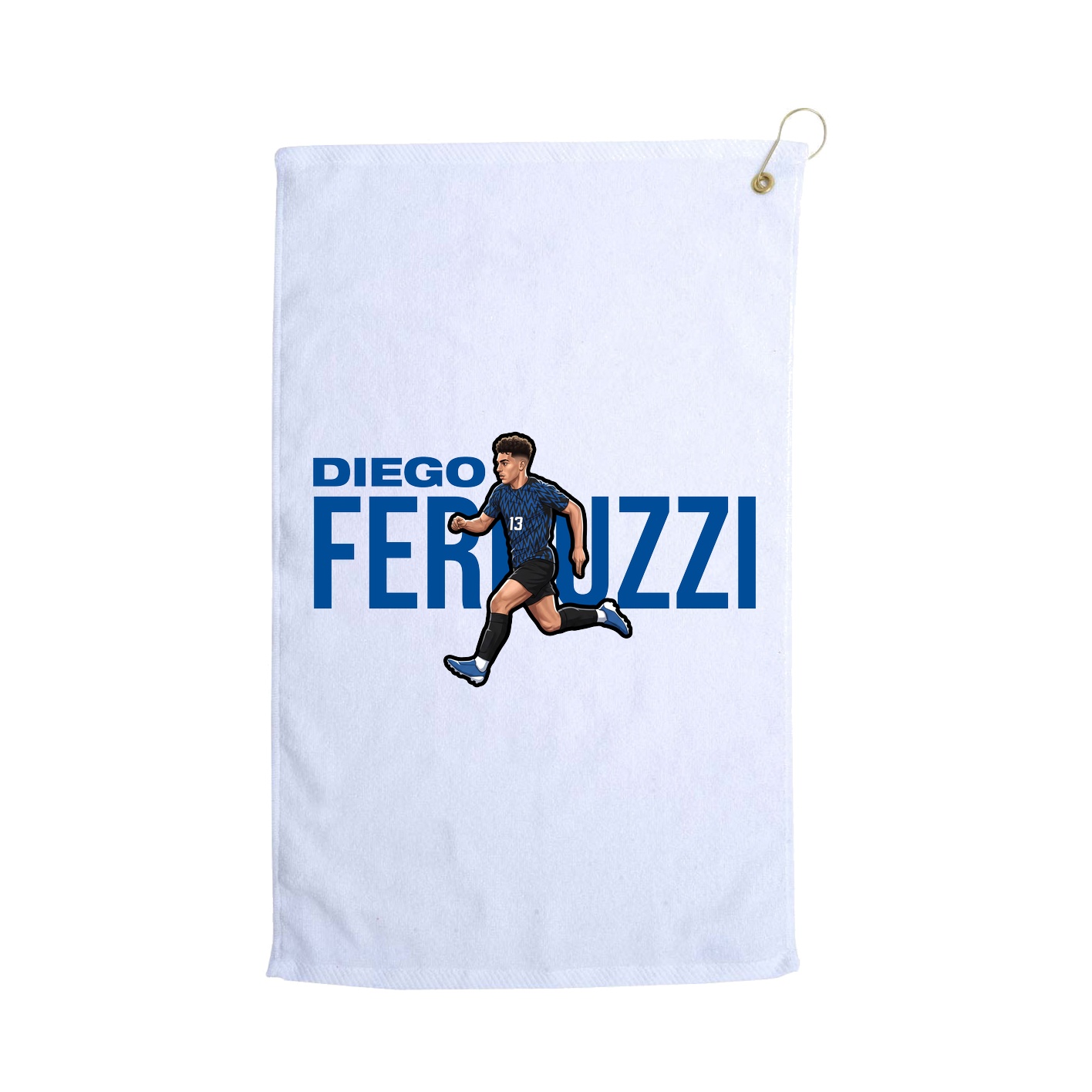 Golf Towel — Player Name in White