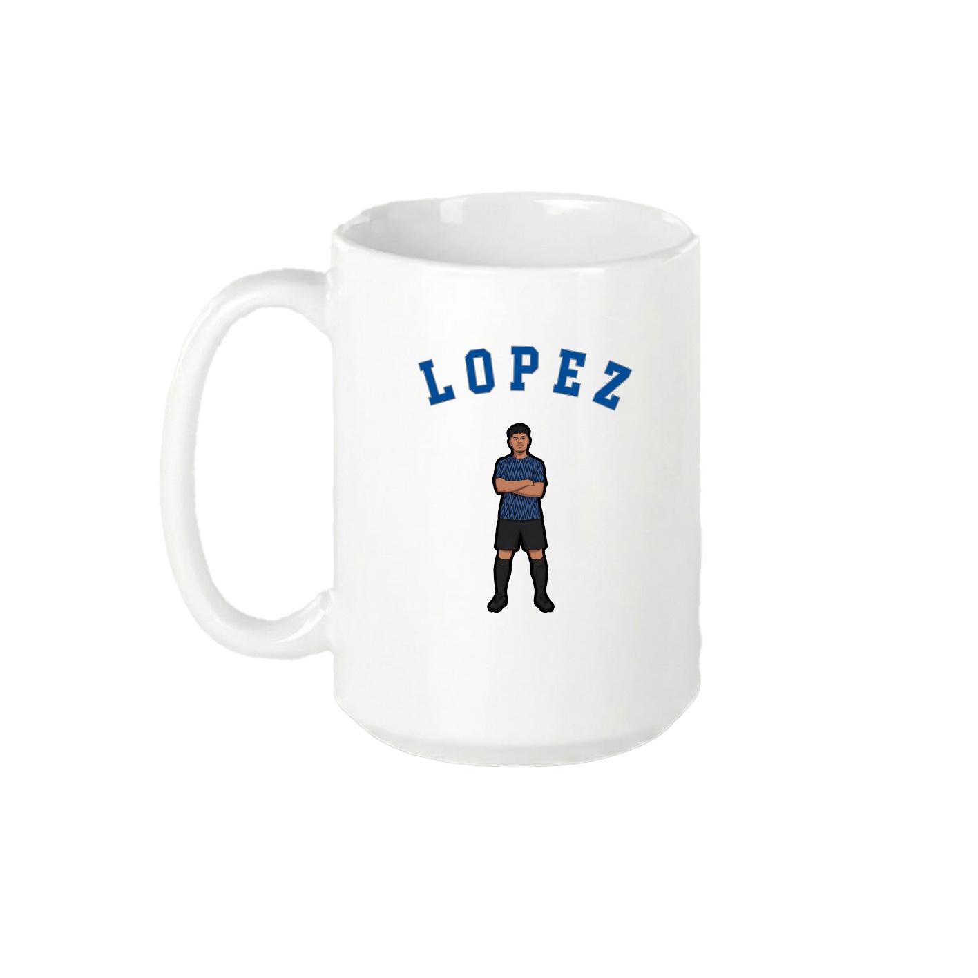 15oz Coffee Mug — Shirsey Arch in White