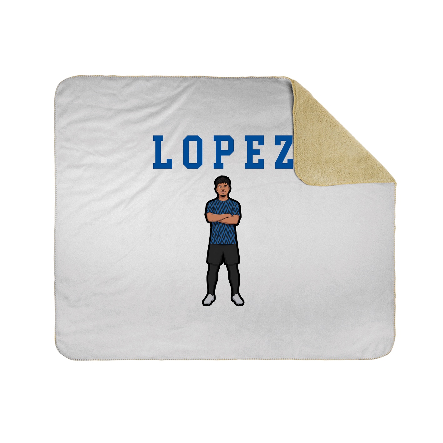 Throw Blanket — Shirsey in White