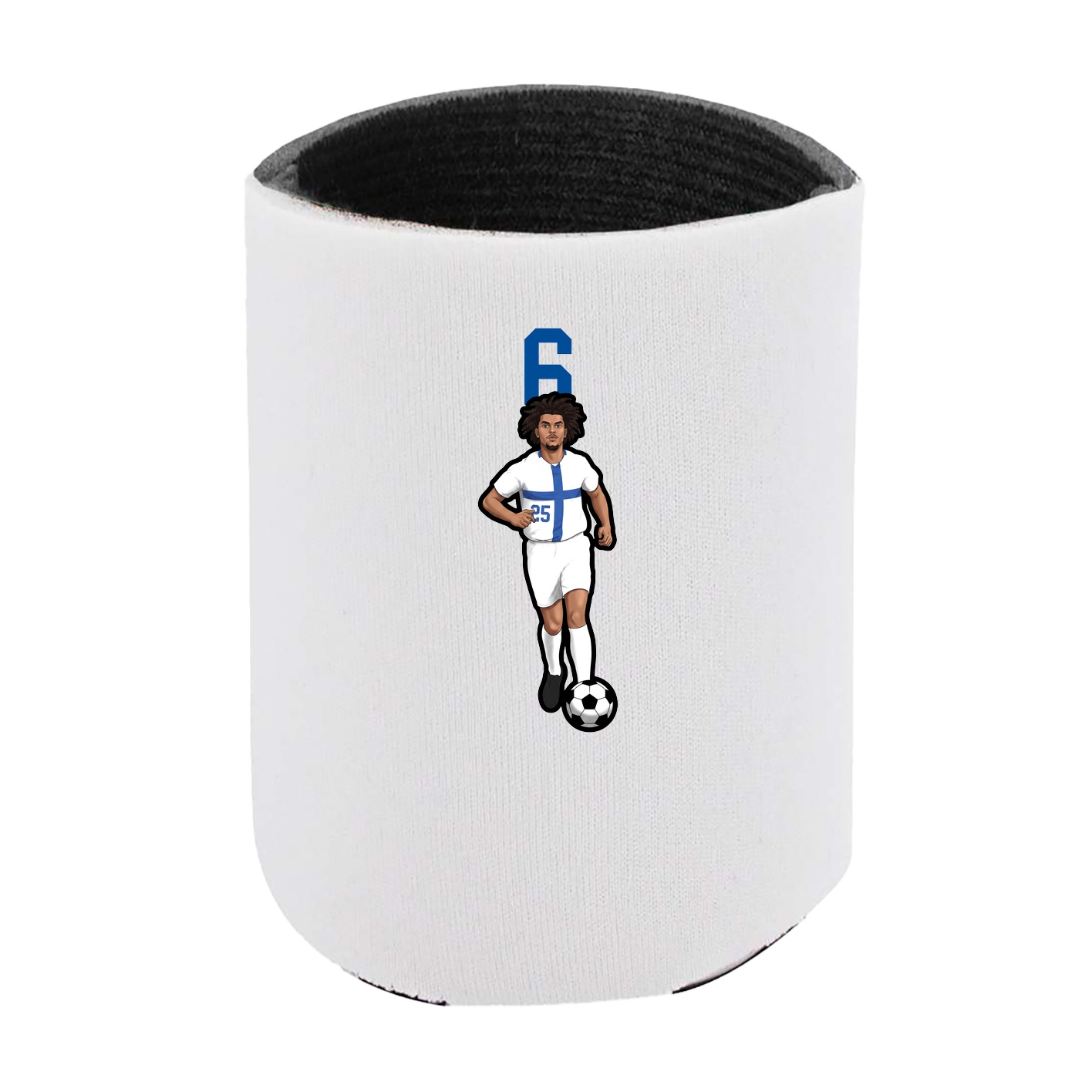 Can Holder — Number Top in White