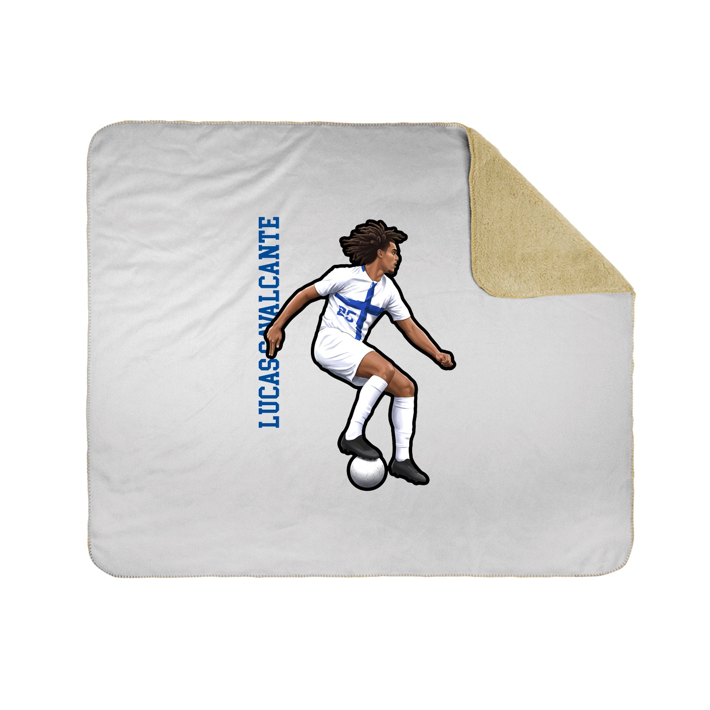 50x60 Sherpa Lined Throw Blanket