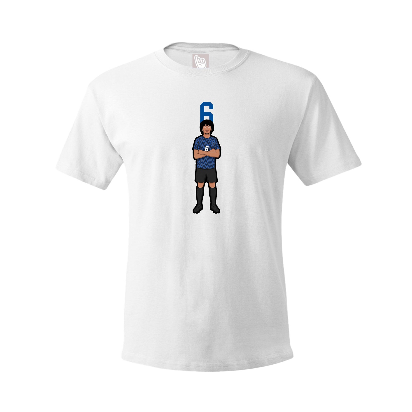 Tee — Number Top in White