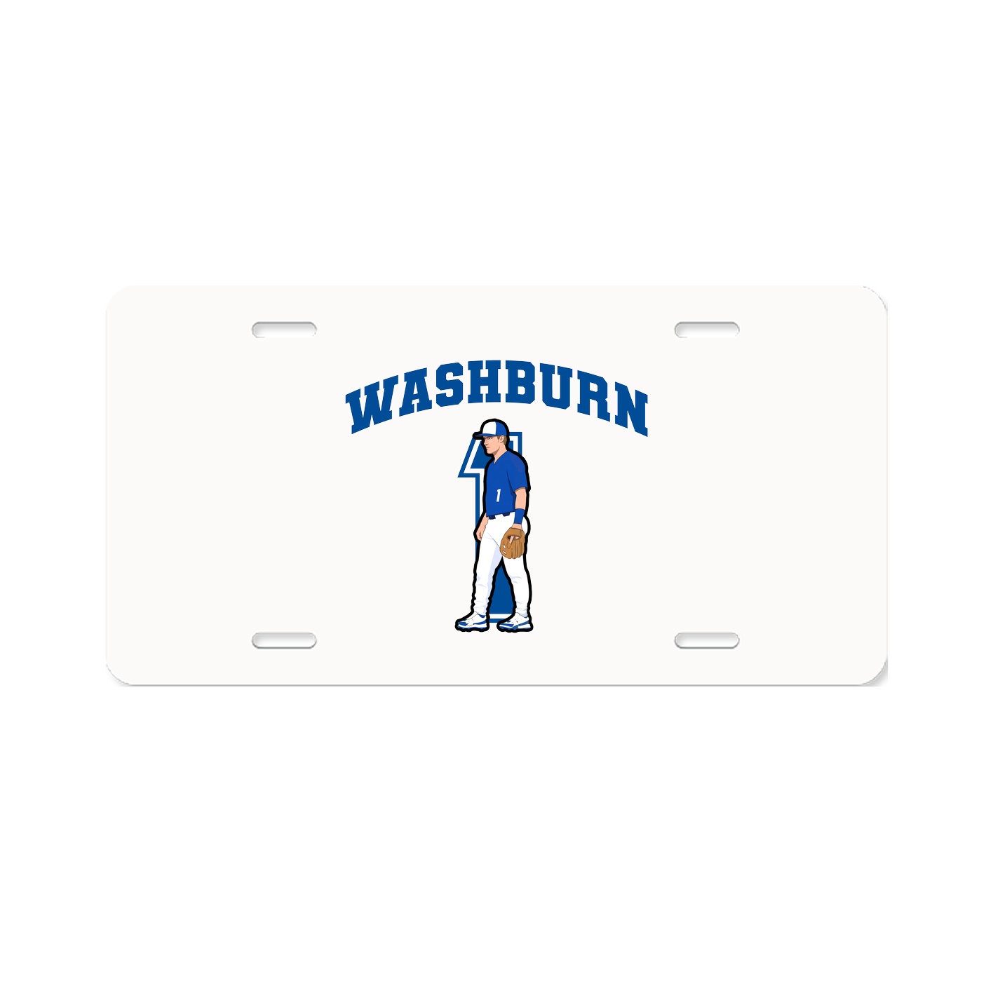 License Plate — Number in Classic