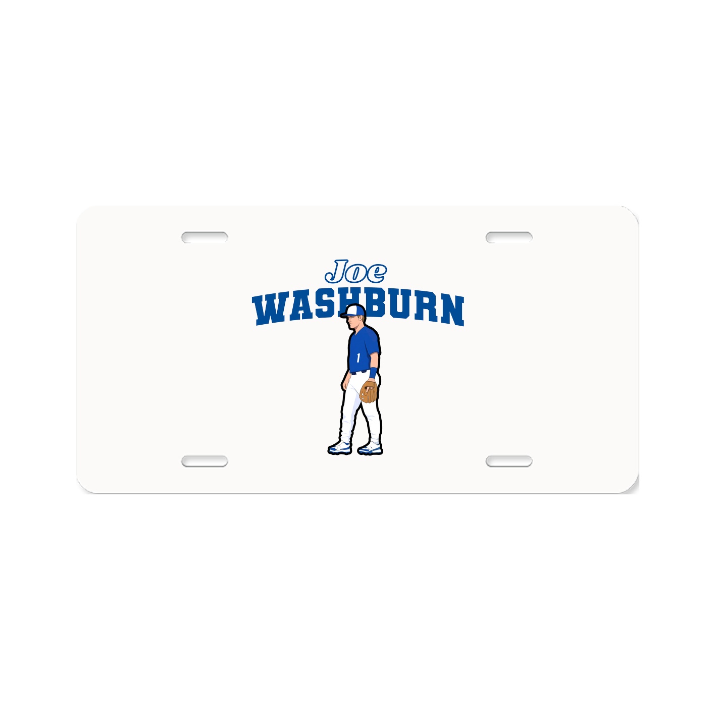License Plate — Name Arch in Classic