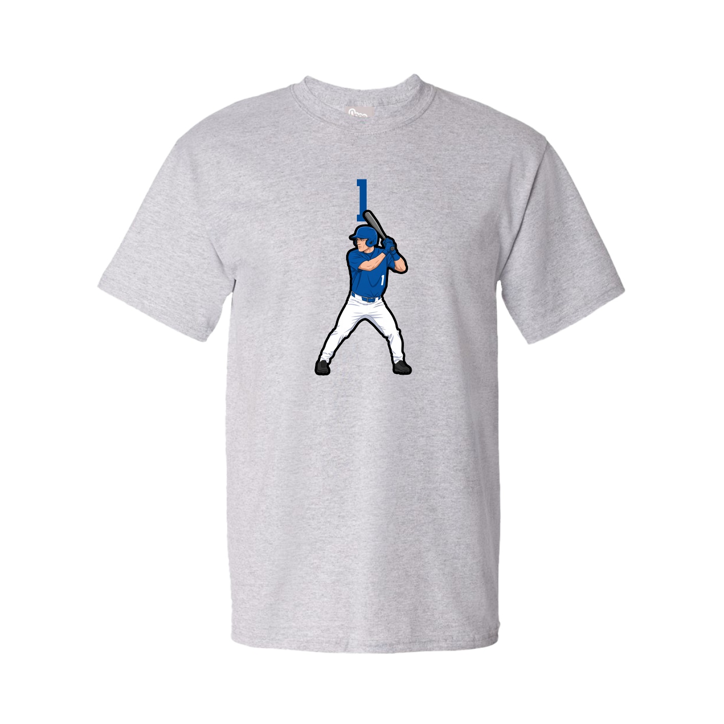 Tee — Number Top in Grey
