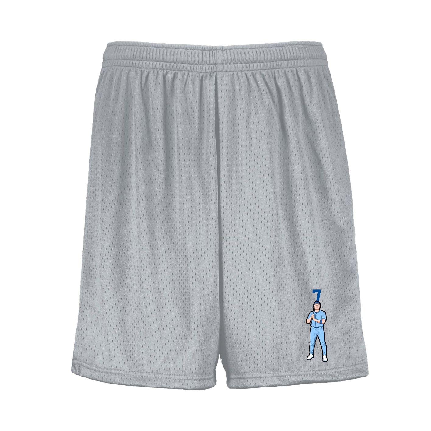 Shorts — Number Top in Silver