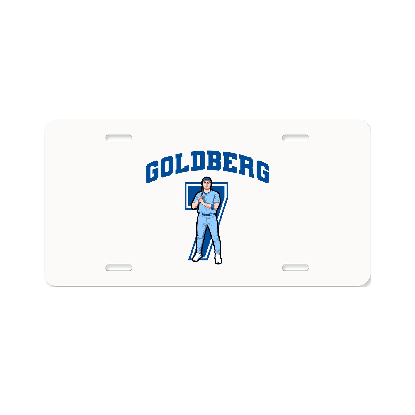 License Plate — Number in Classic