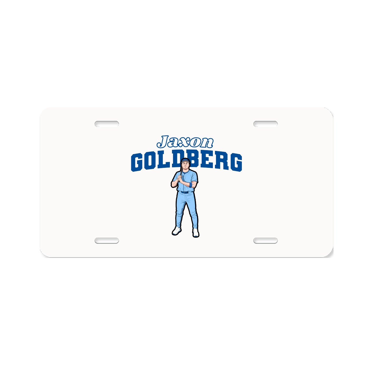 License Plate — Name Arch in Classic