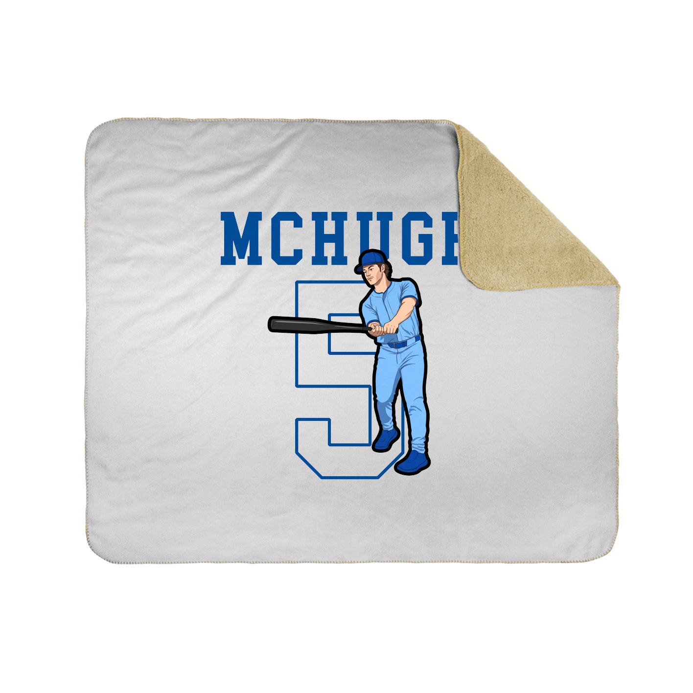 Throw Blanket — Shirsey in White