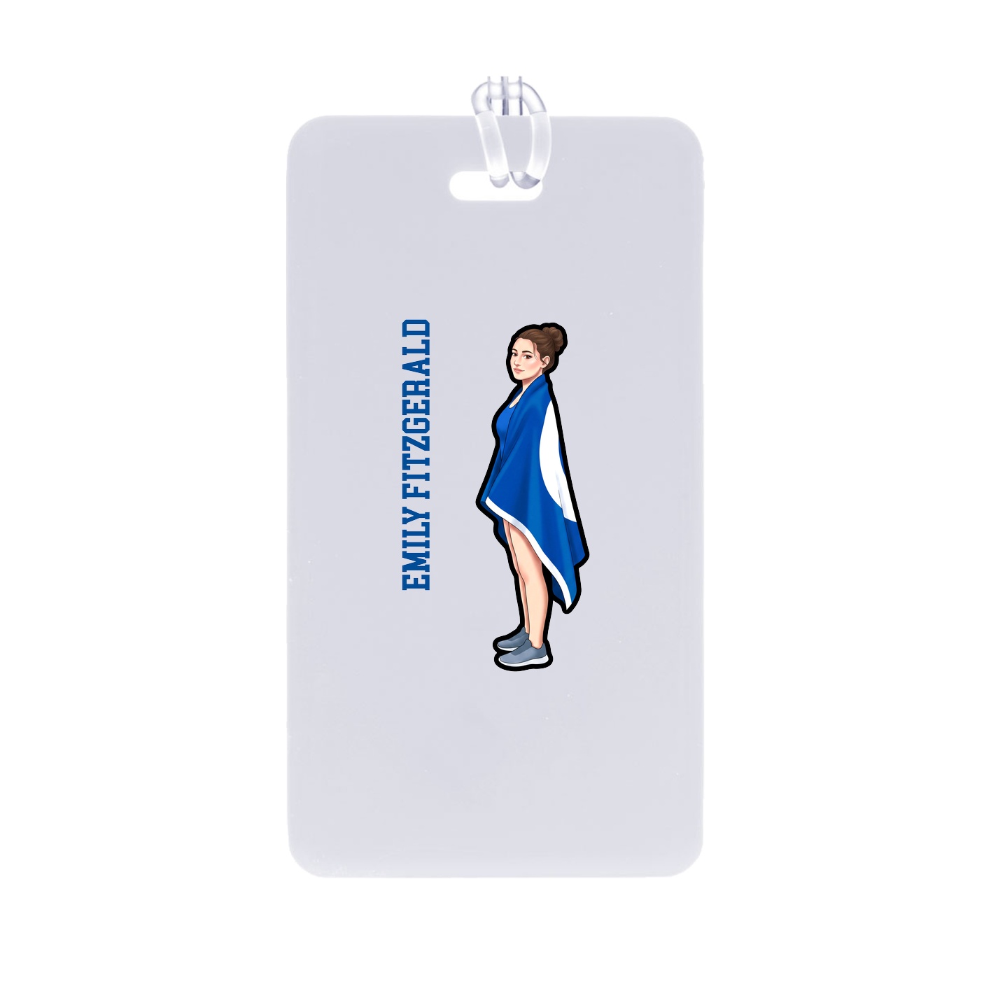 Bag Tag — Name Vertical in Classic