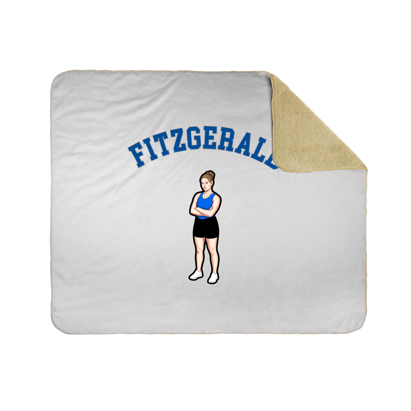 Throw Blanket — Shirsey Arch in White