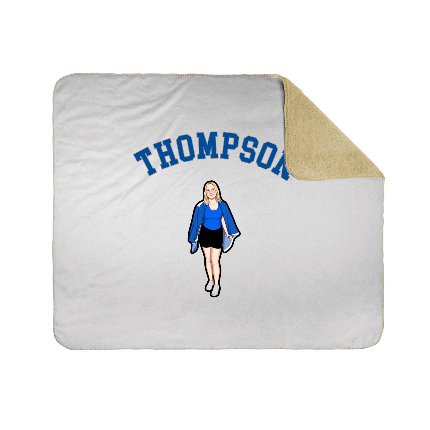 Throw Blanket — Shirsey Arch in White