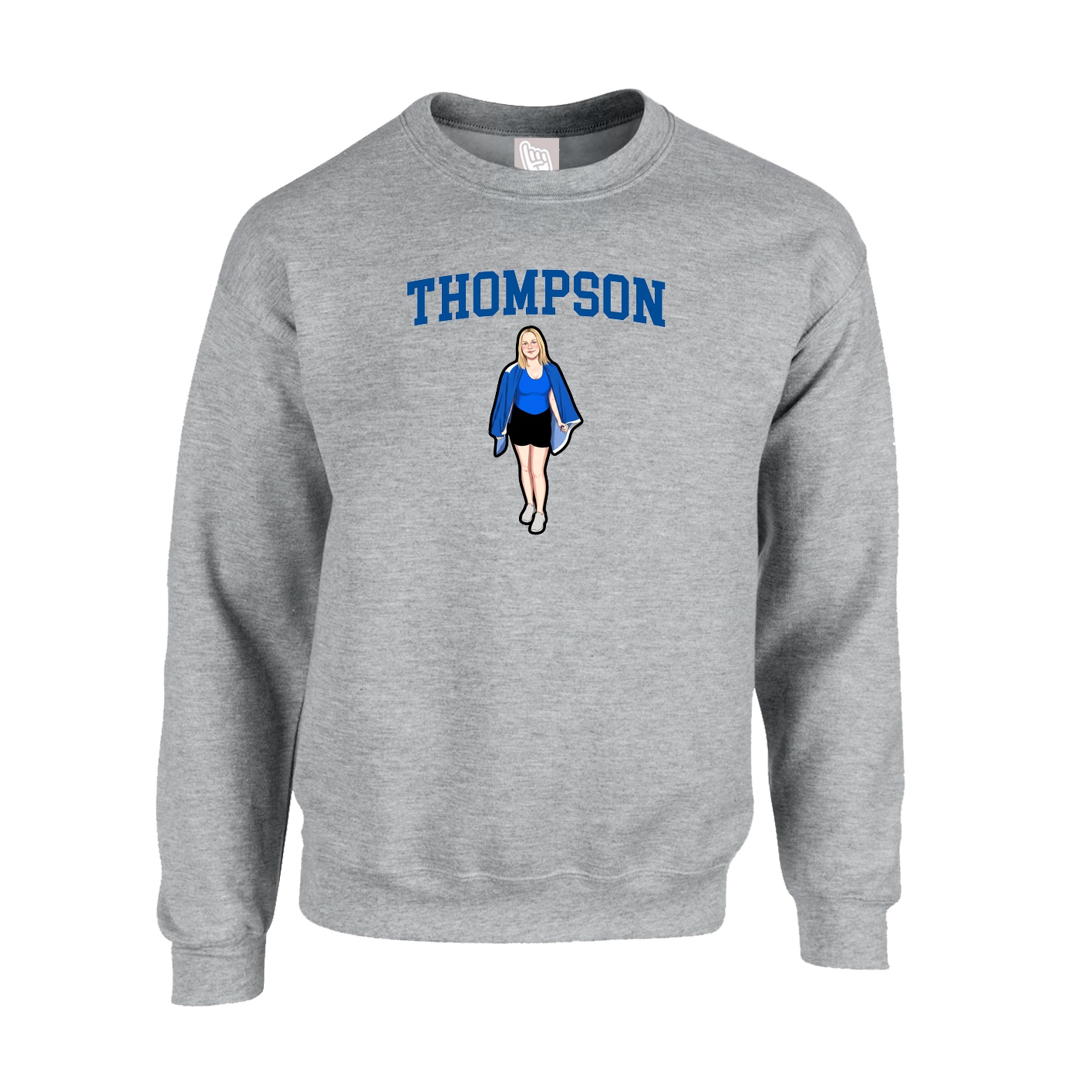 Fleece Crew — Shirsey in Grey