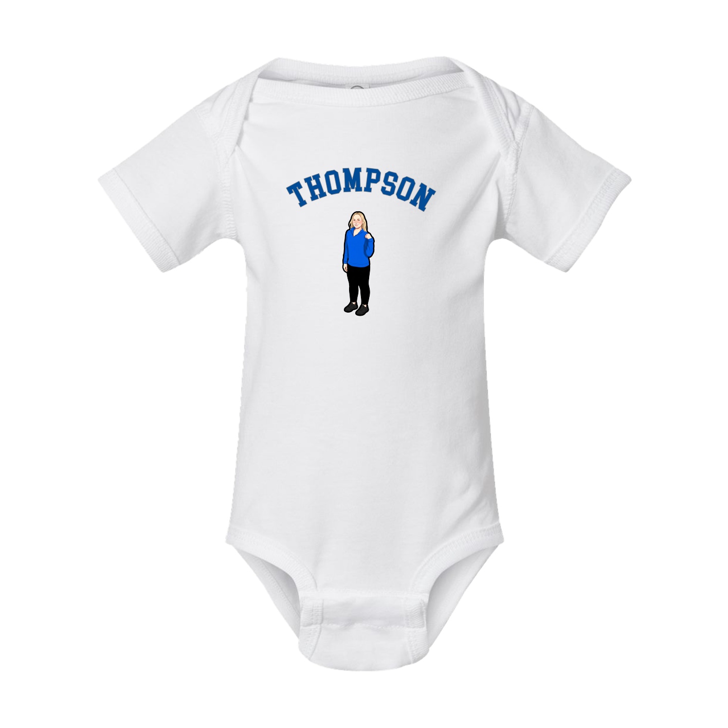 Baby Onesie — Shirsey Arch in White