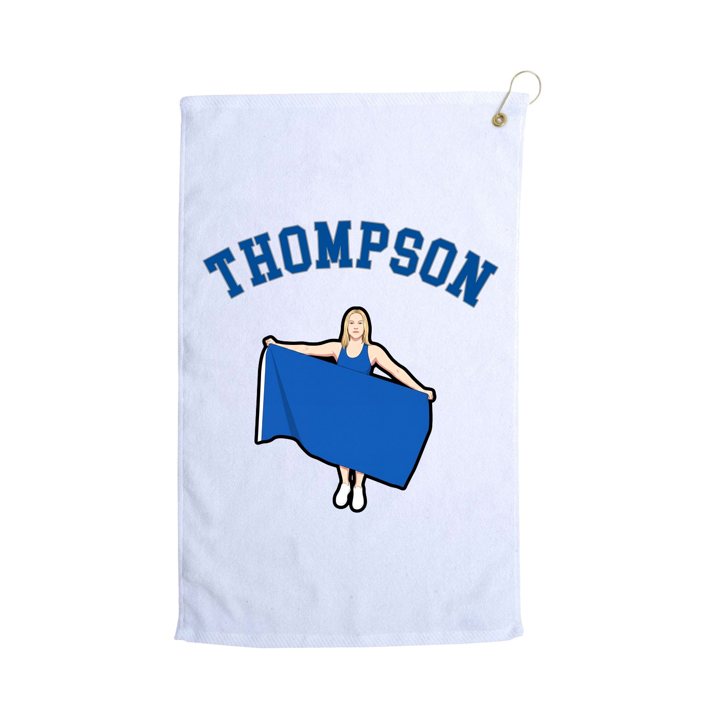 Golf Towel — Shirsey Arch in White