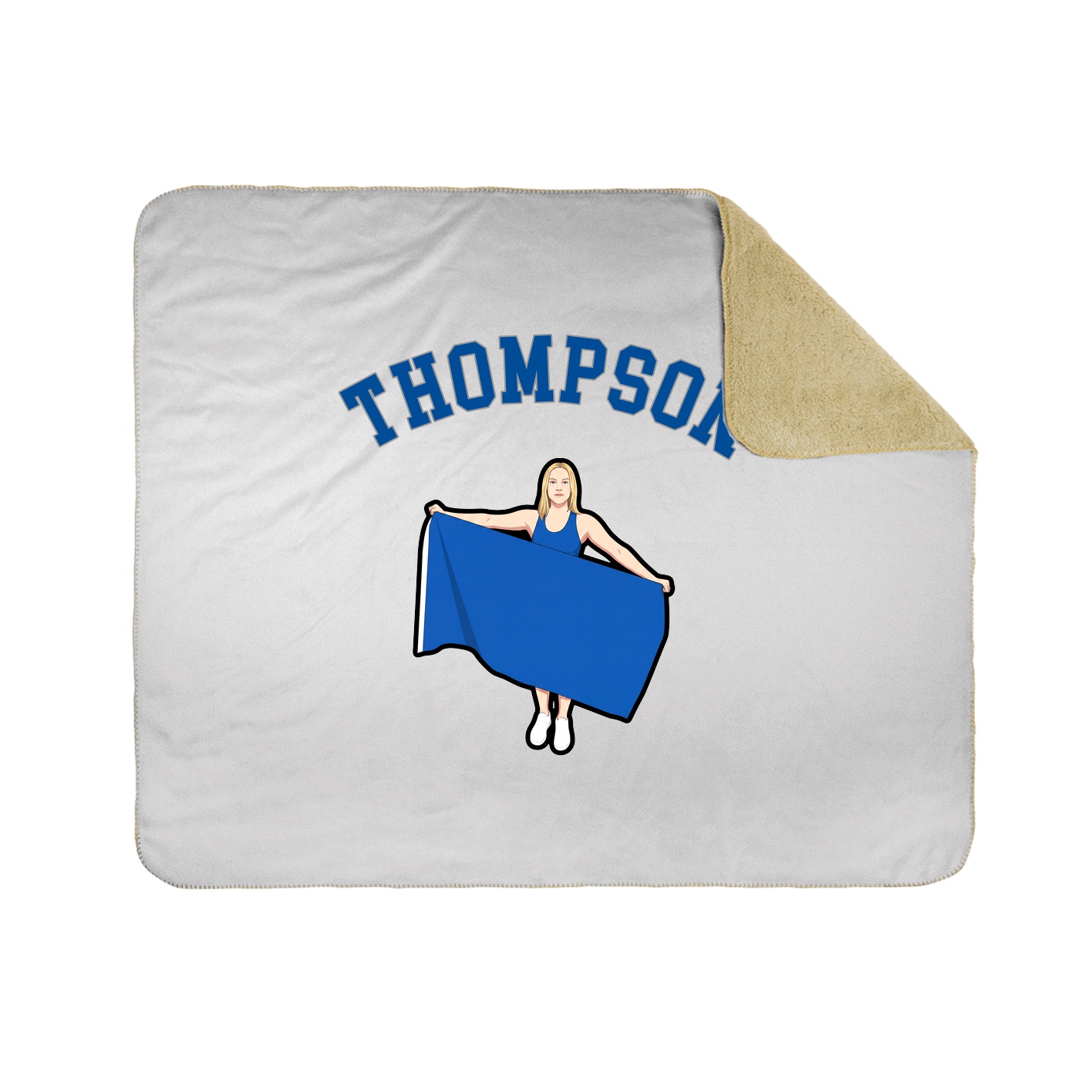 Throw Blanket — Shirsey Arch in White