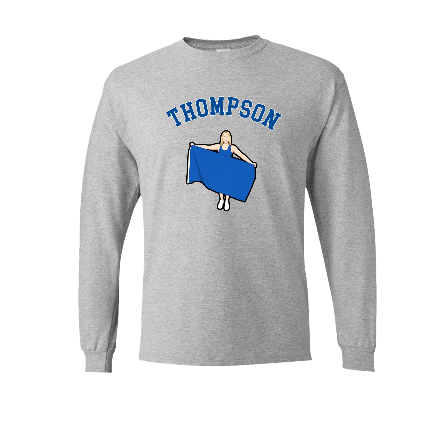 Long Sleeve Tee — Shirsey Arch in Grey