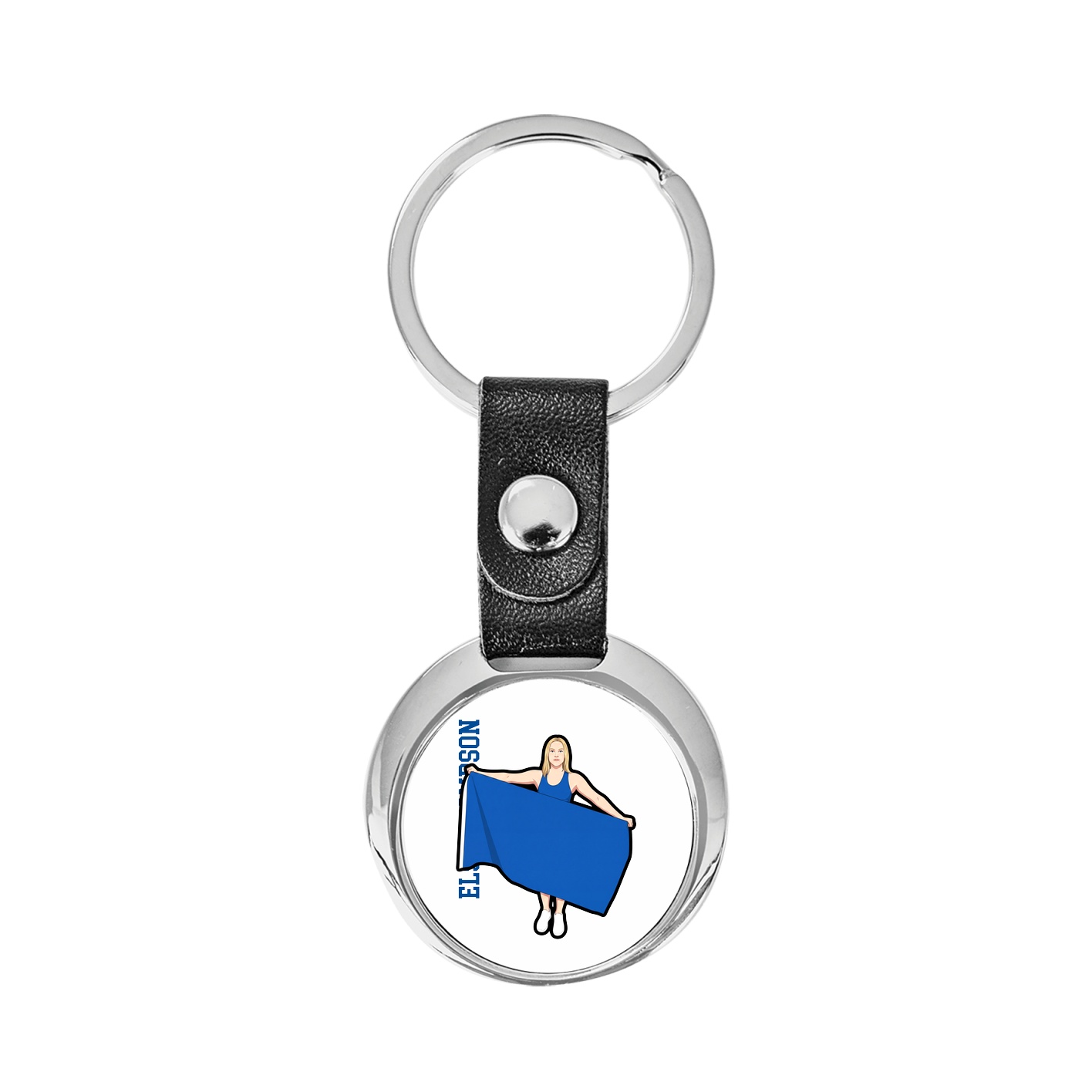 Key Chain — Name Vertical in Classic