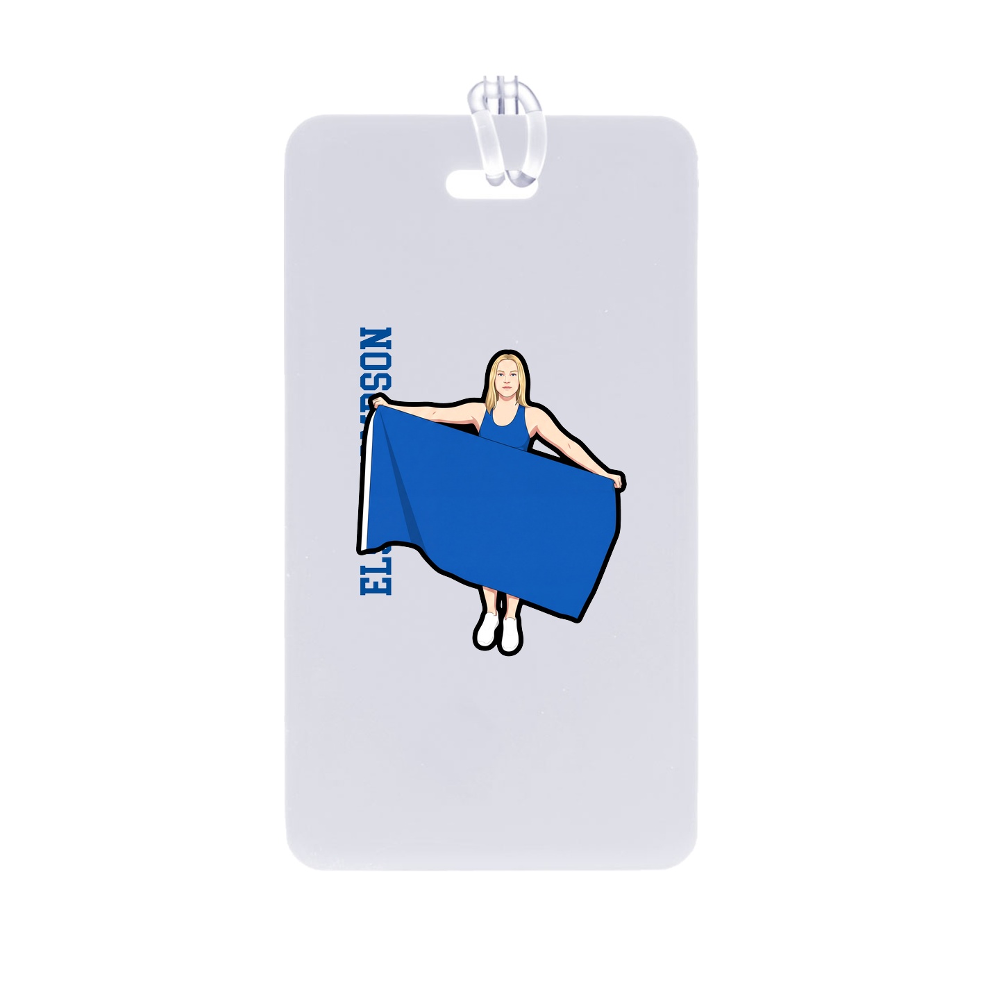 Bag Tag — Name Vertical in Classic