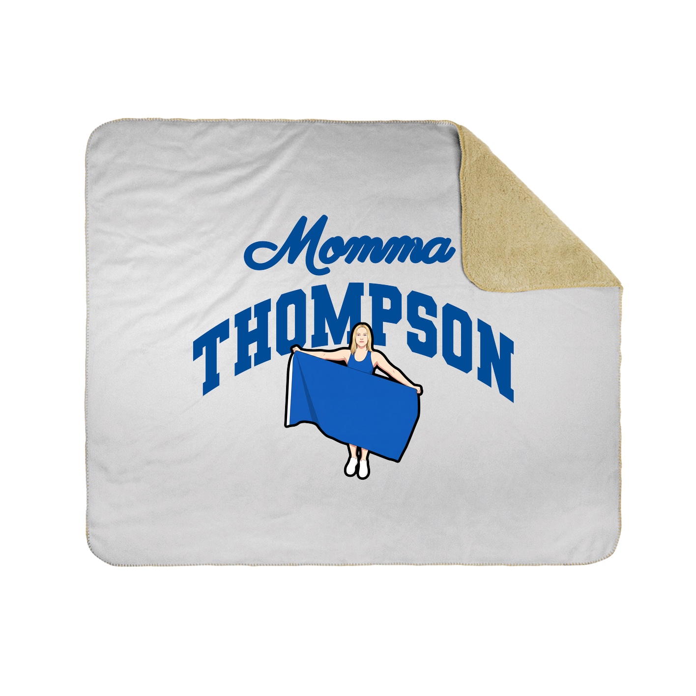 Throw Blanket — Mothers Day Arch in White