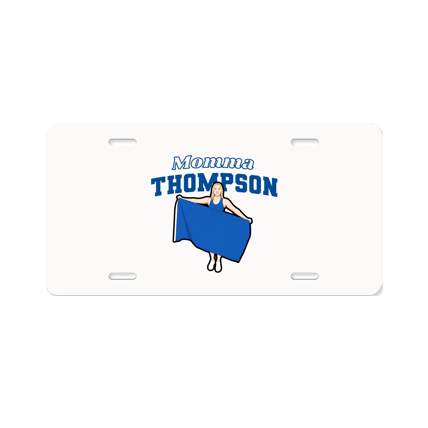 License Plate — Mothers Day Block in Classic