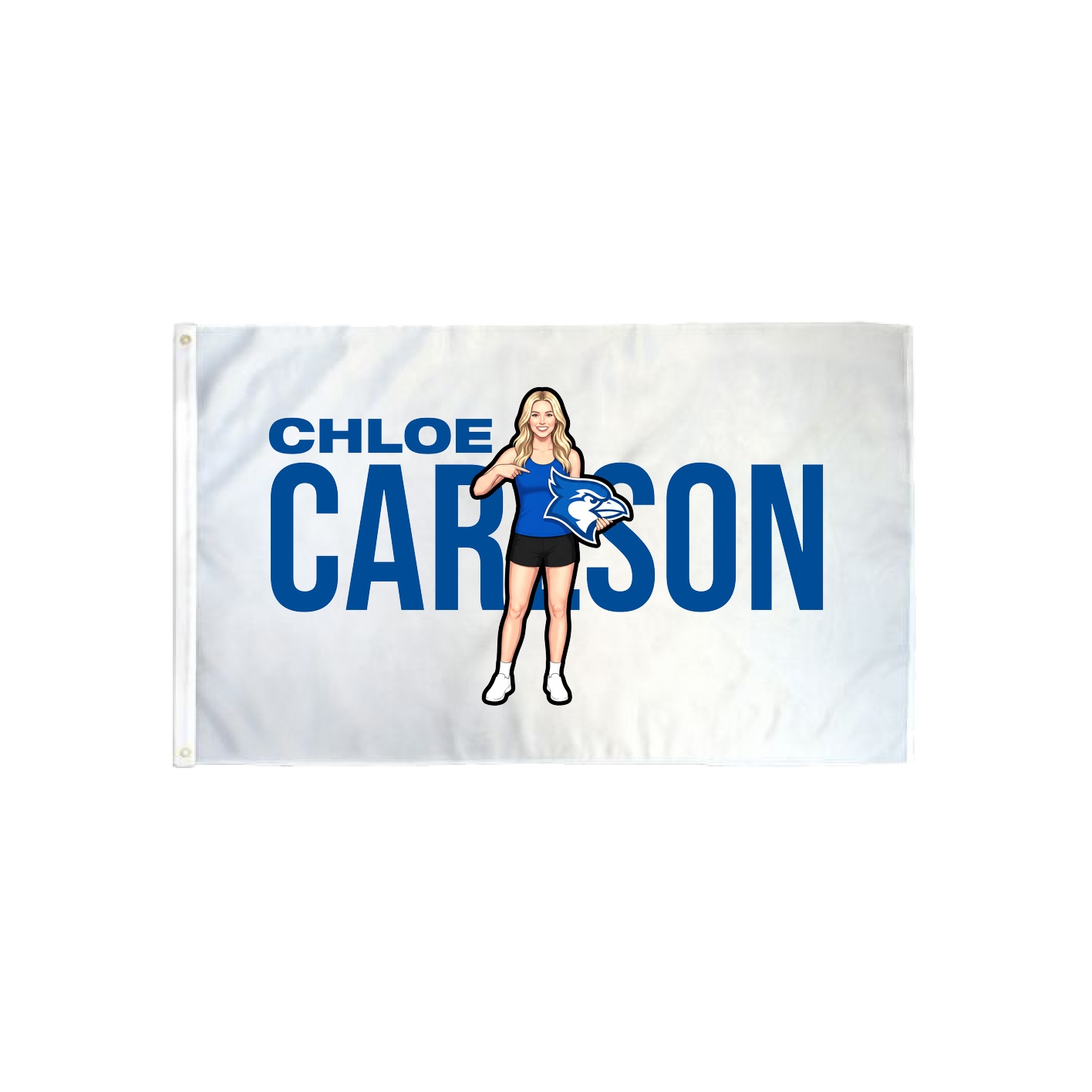 3x5 Flag — Player Name in Classic