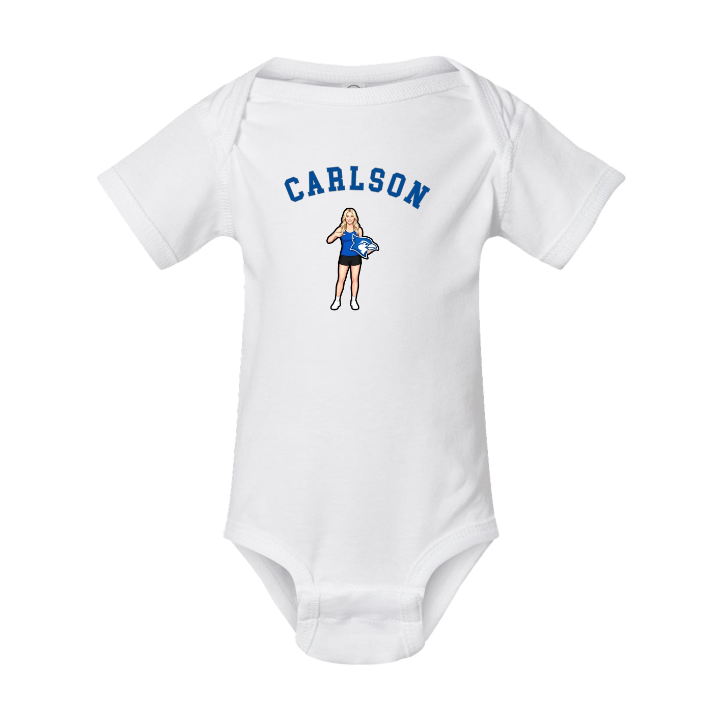 Baby Onesie — Shirsey Arch in White