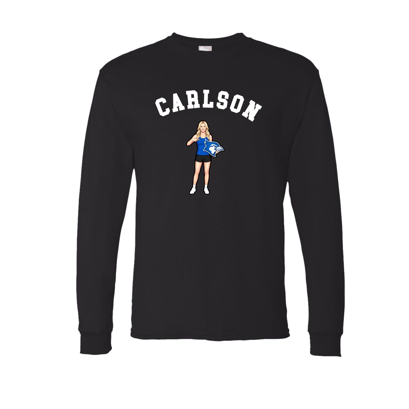 Long Sleeve Tee — Shirsey Arch in Black