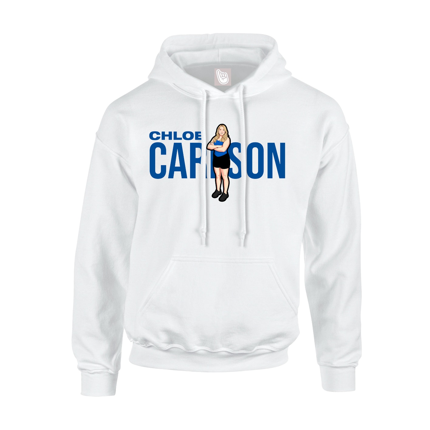 Hoodie — Player Name in White