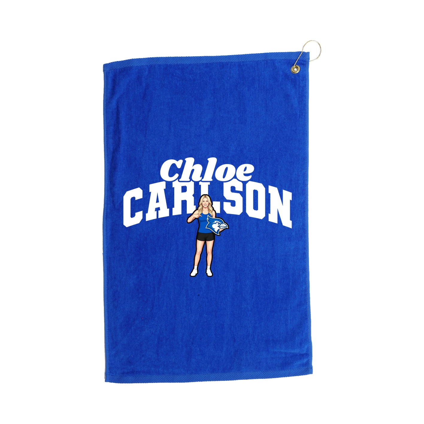 Golf Towel — Signature Arch in Royal