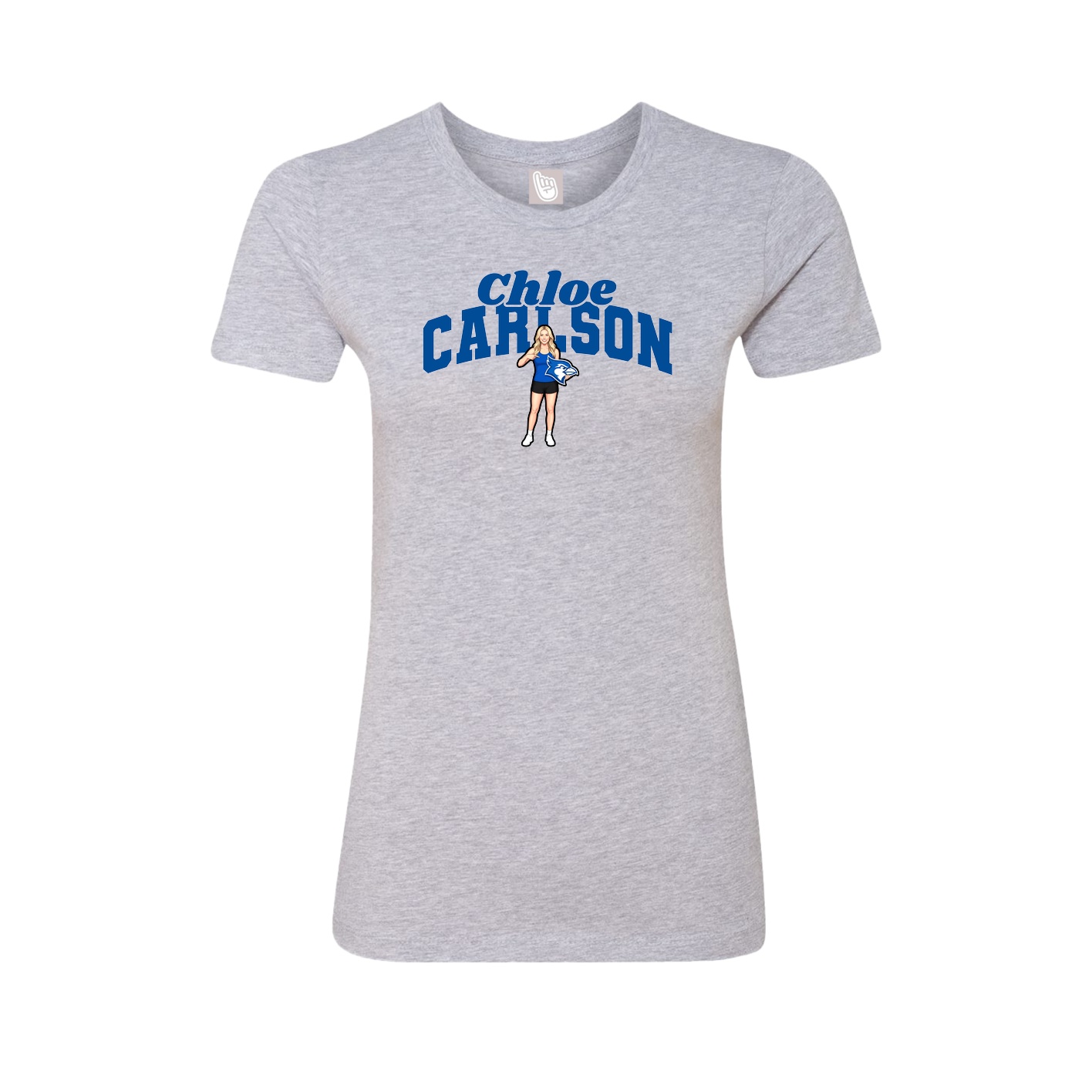 Womens Tee — Signature Arch in Grey