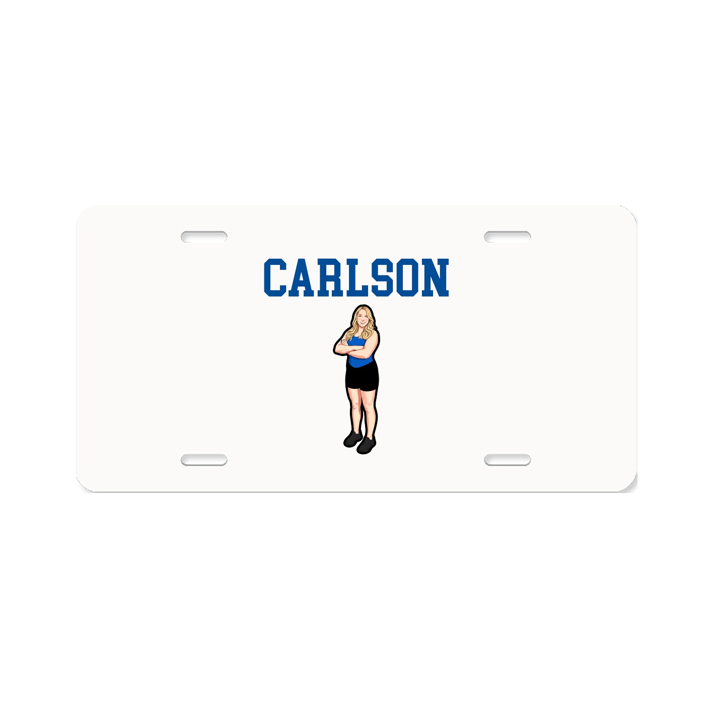 License Plate — Shirsey in Classic