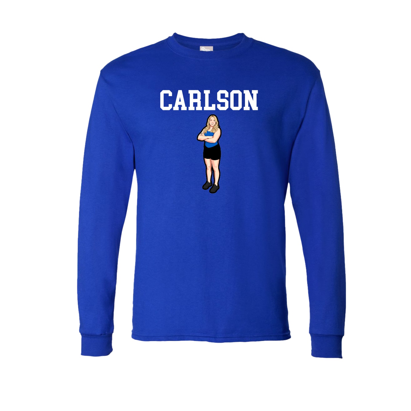 Long Sleeve Tee — Shirsey in Royal